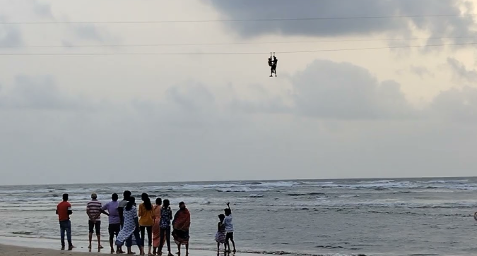 RATNAGIRI - भारत की पहली सबसे बड़ी समुद्री ज़िपलाइन महाराष्ट्र के रत्नागिरी में