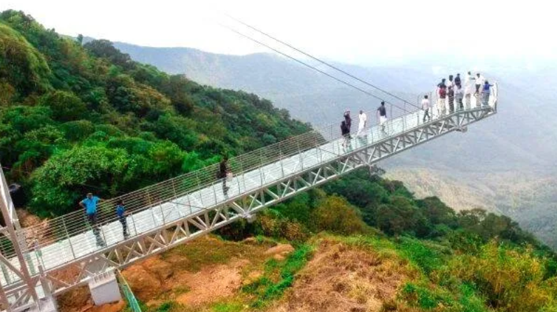 केरल के वागामोन में भारत का सबसे लंबा कैंटिलीवर ग्लास ब्रिज खोला गया